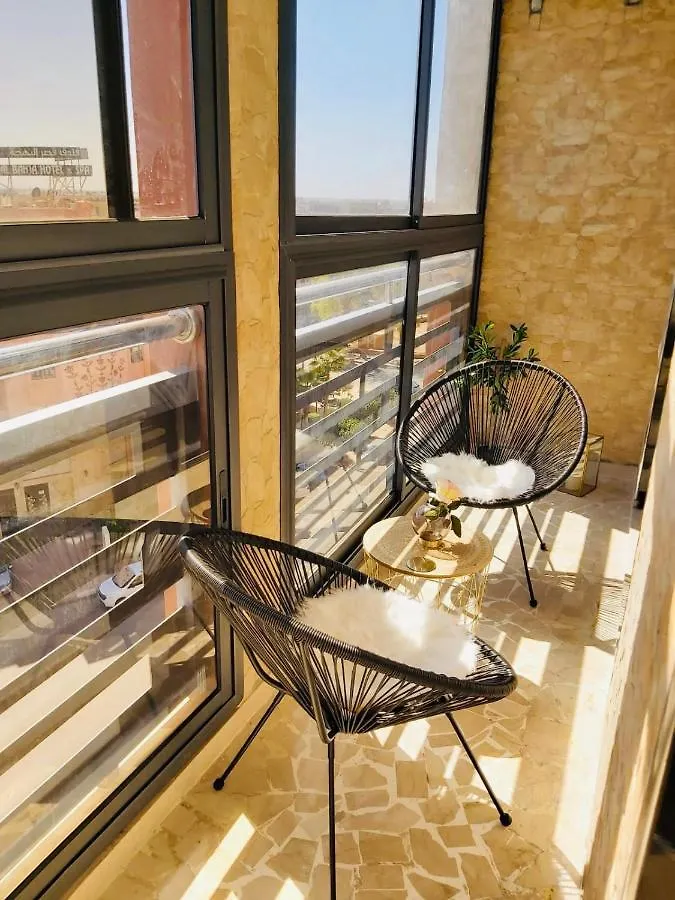 Luxueux Appartement Entre Gueliz Et L'Hivernage Avec Wifi Marrakesh 0*,